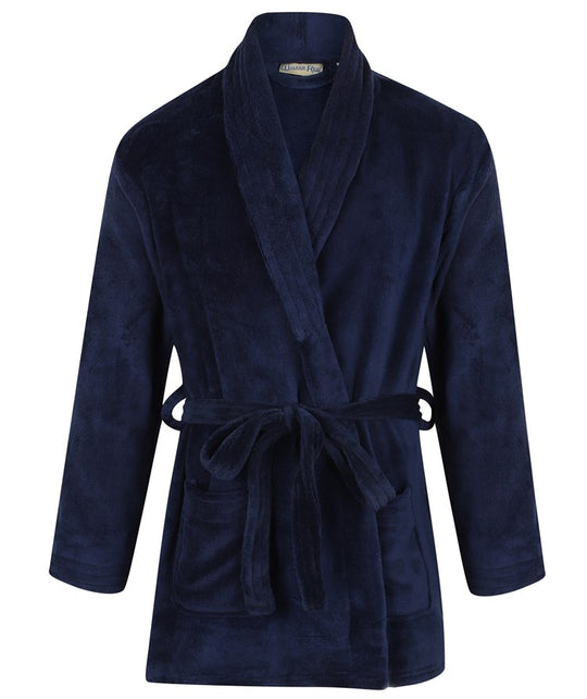 Stitch Detail Coral Fleece 28" Bedjacket WR6831