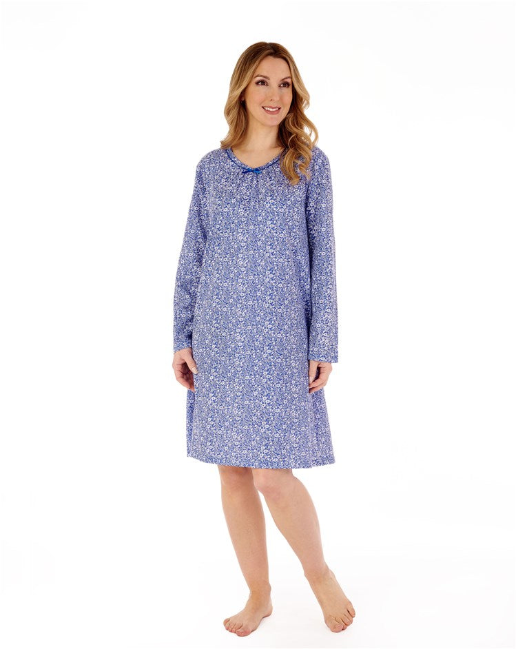 38" Ditsy Floral Jersey Nightdress ND88100