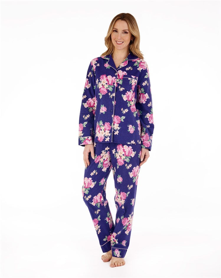 Bold Floral Tailored Long Sleeve Pyjama PJ88208