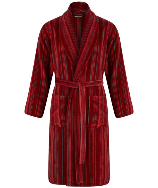 Printed Stripe 49" Coral Fleece Robe WR88861