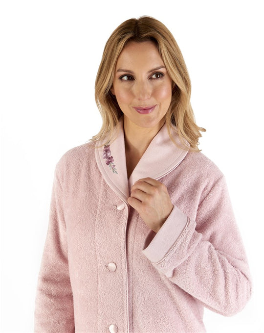 Embroidered Button Through Bedjacket BJ66357