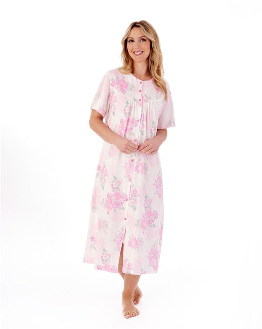 Large Floral Print 46" Jersey Nightdress ND01133