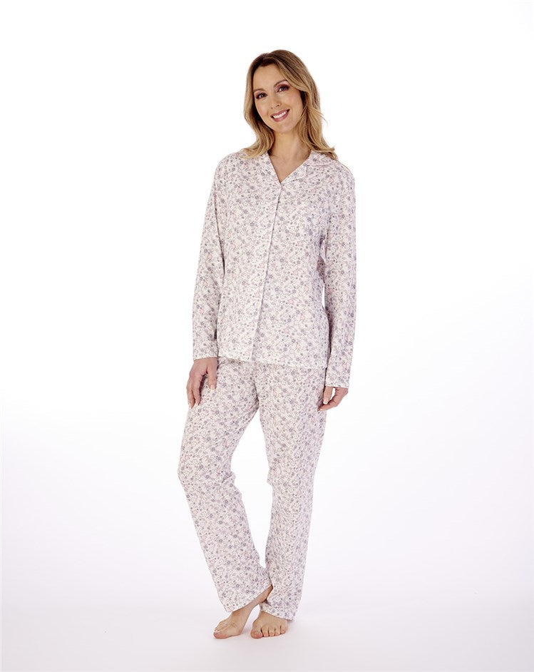 Ditsy Floral Jersey Tailored Pyjama Set PJ02103