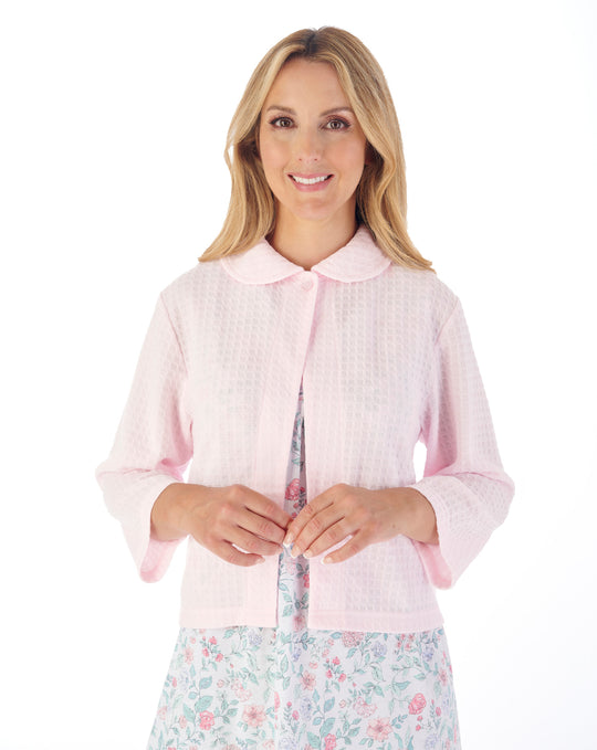 Houndstooth Knit Bedjacket BJ3304