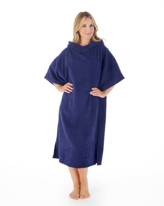 Hooded Towelling 44" Cover-Up HC03335