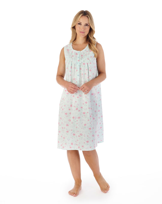 Floral Print 40" Woven Nightdress ND02205