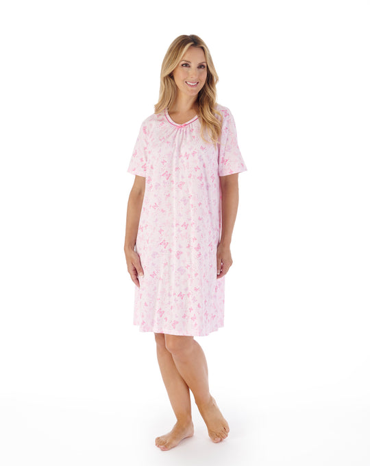 Butterfly Print 38" Jersey Nightdress ND03100