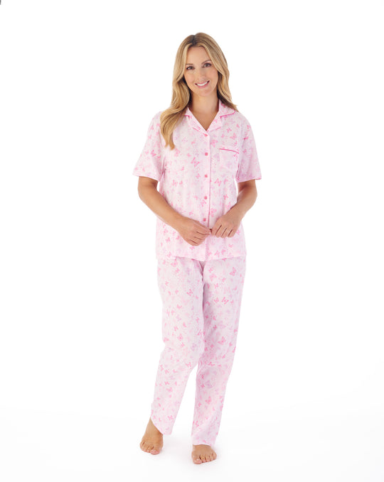 Butterfly Print Tailored Jersey Pyjama PJ03104