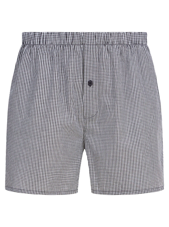 Walker Reid Check Boxer Short 2 Pack WR655
