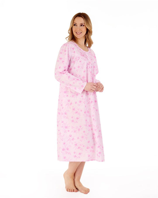 Floral Brushed 45" Woven Nightdress ND88201