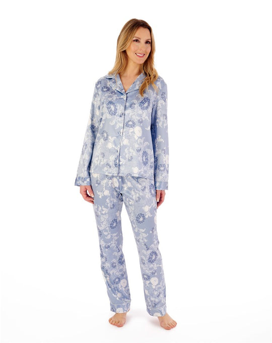 Floral Satin Tailored Pyjama GL02723