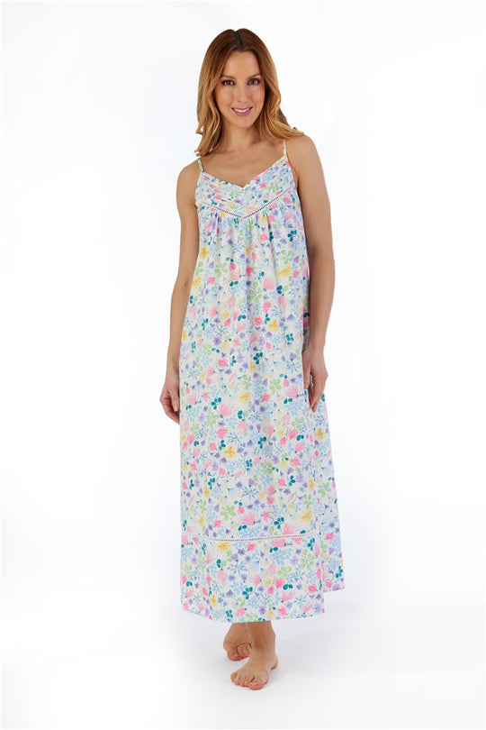 Multi Coloured Floral 48" Woven Chemise ND55261