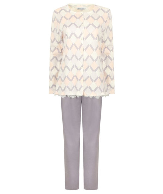 Diamond Print Jersey Pyjama PJ2151