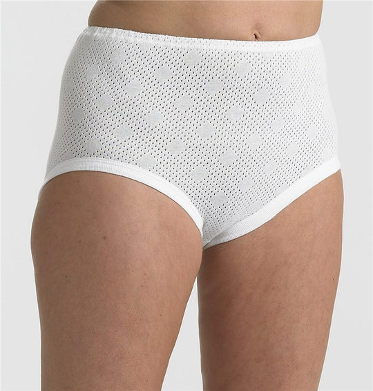 Slenderella Eyelet Brief BF5