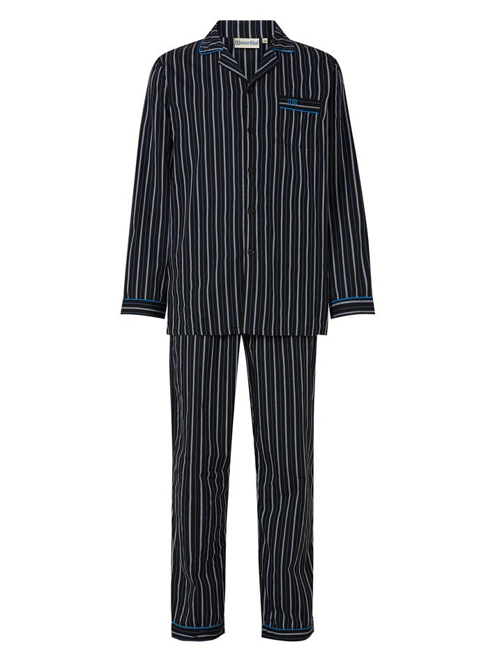 Walker Reid Woven Stripe Tailored Pyjama WR8801